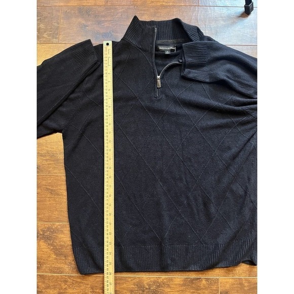 Tricots St RalphaelMens Preppy 1/4 Zip Long Sleeve Sweater Mens Size XL - Picture 4 of 8
